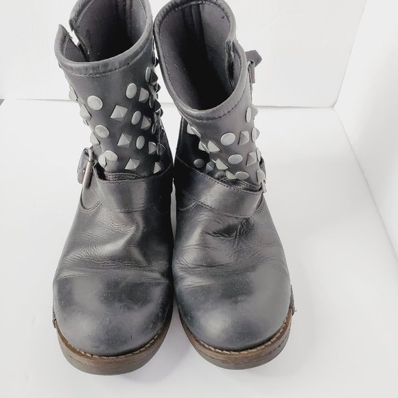 BULLBOXER Edgy Genuine Leather Moto Boots - Picture 2 of 7